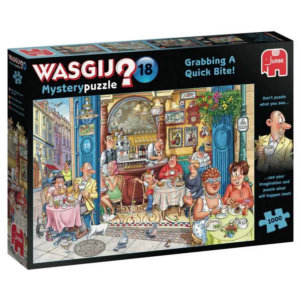 WASGIJ? MYSTERY #18 Grabbing a Quick Bite! 1000pc HOLDSONS